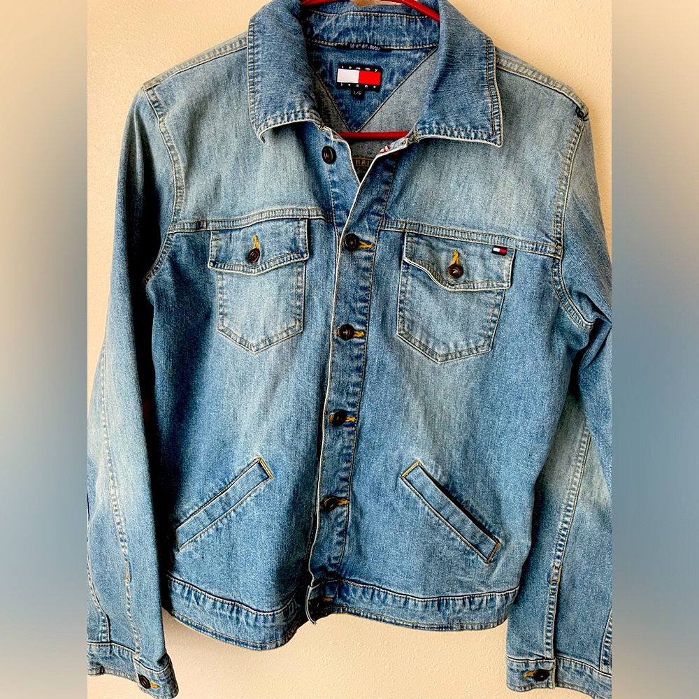Tommy Jeans Denim Jacket Size L Teen Unisex